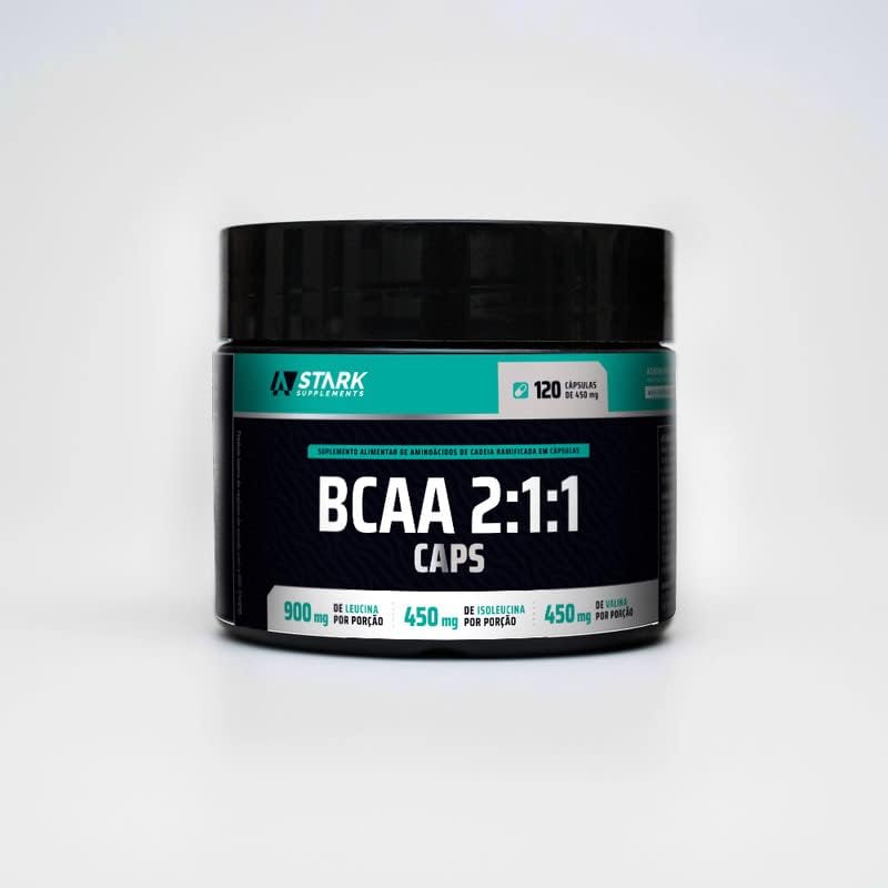 BCAA 2:1:1 Caps - 120 Cápsulas - Stark Supplements