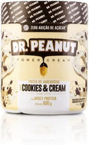 Pasta de Amendoim - 600G Cookies and Cream com Whey Protein - Dr. Peanut, Dr. Peanut