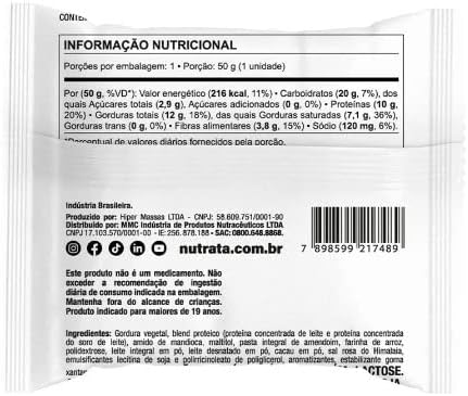 Nutrata Proto Snack - 10 Unidades 50G Creme De Amendoim -