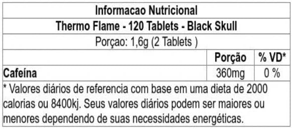 Black Skull Thermo Flame (120 Tabs)