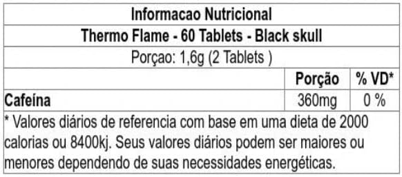 Thermo Flame - 60 Tablets - Black Skull, Black Skull