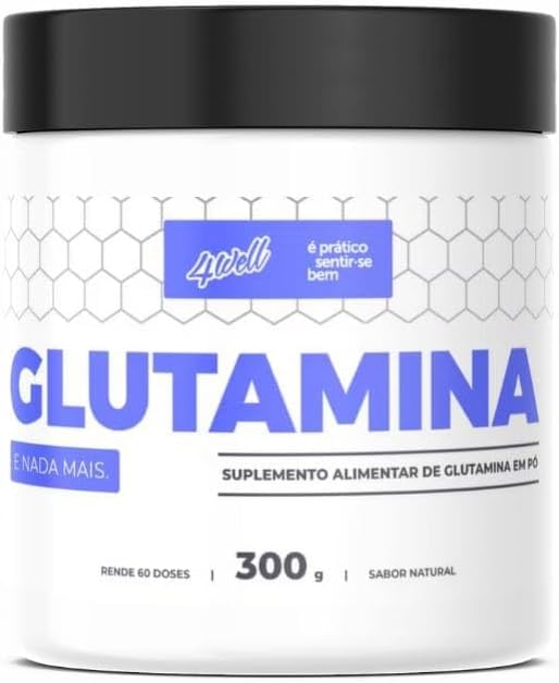 L-Glutamina 4well 300g Pote Importada Pura