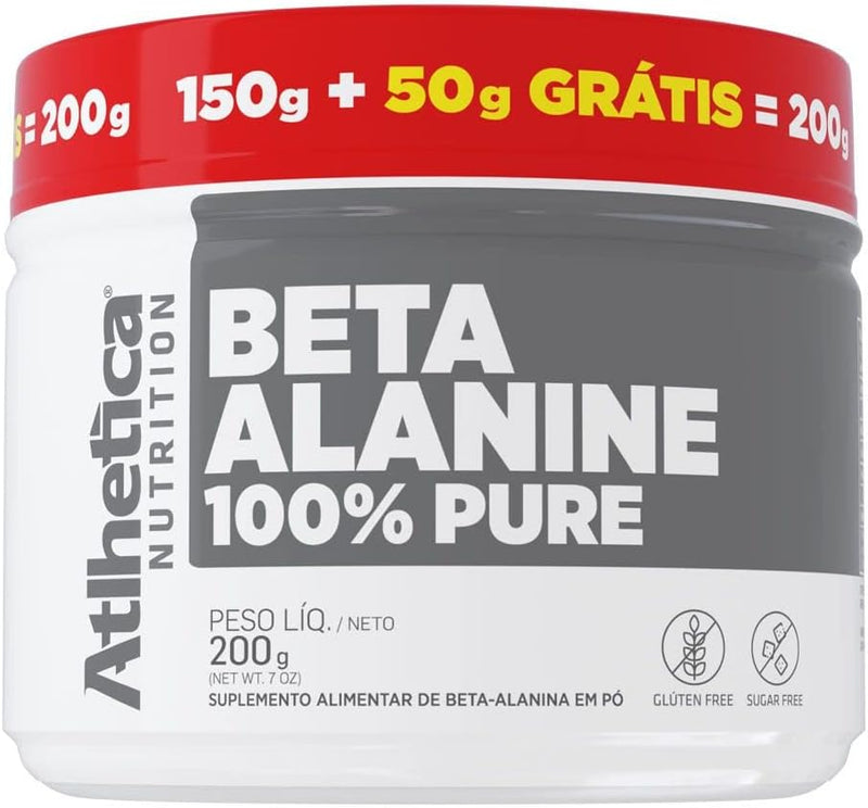 Atlhetica Nutrition Beta-Alanina 200g 100% Pura (150g + 50g GRATIS)