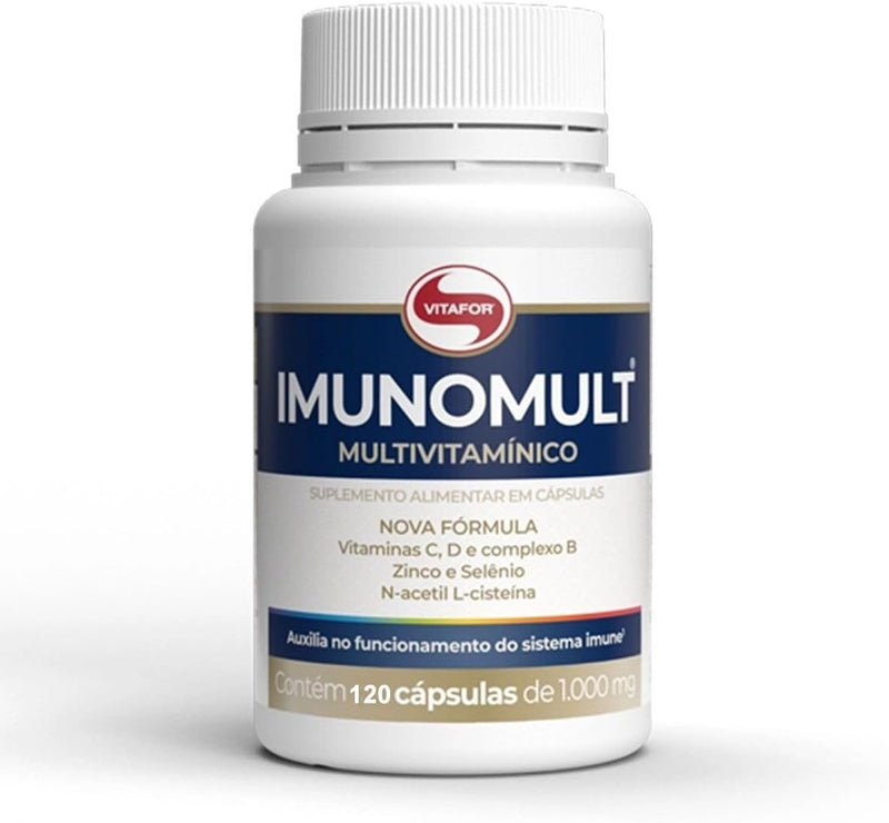 Vitafor - Imunomult Multivitamínico -120 Cápsulas