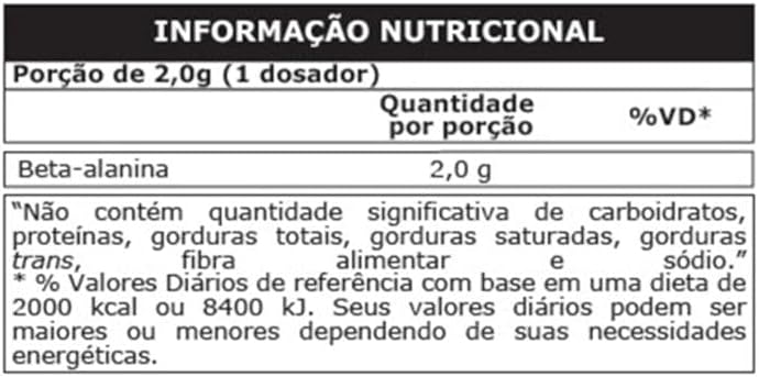 Beta Alanina 100% Pura 150g Probiótica