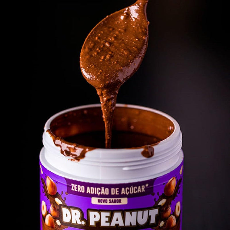 Dr Peanut, Pasta de Amendoim - 650g Avelã com Whey Protein