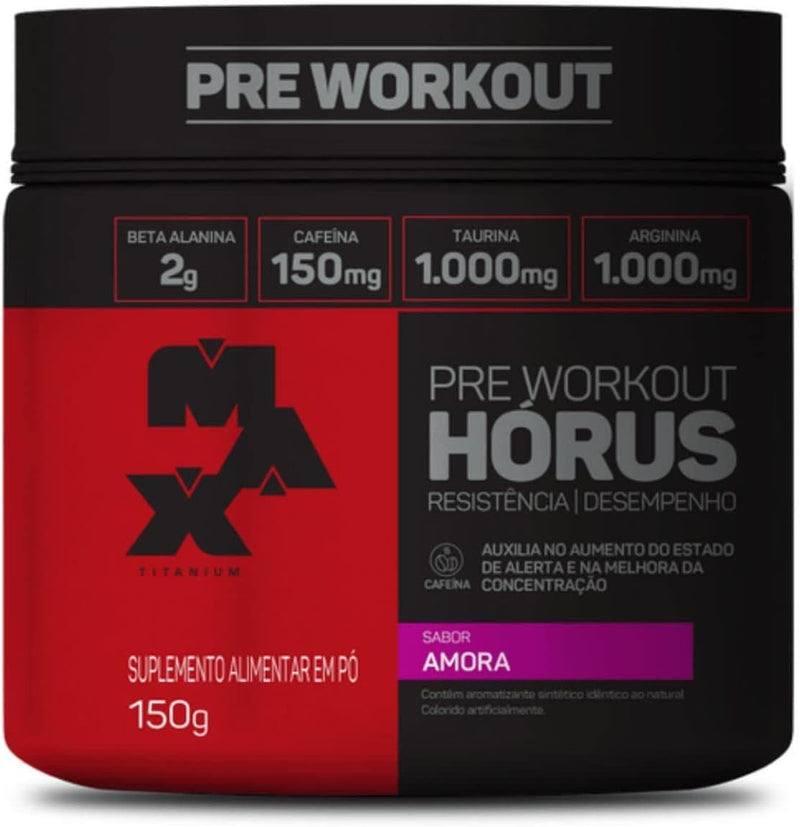 Hórus Pre Workout - 150g Amora - Max Titanium