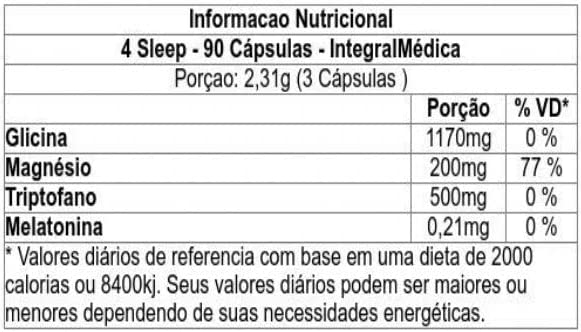 Integralmédica Suplemento Sleep 4 Nighttime 90 Caps- Integralmédica