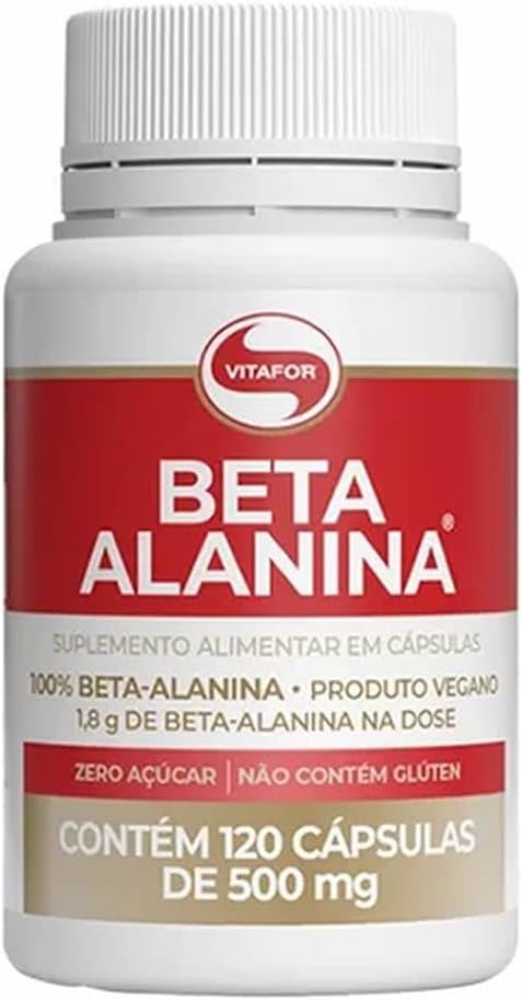 Vitafor - Beta Alanina - 120 Cápsulas de 500mg