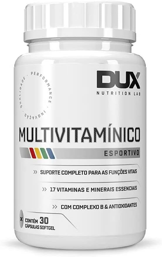 Dux Nutrition Multivitamínico Esportivo - 30 Cápsulas Softgel