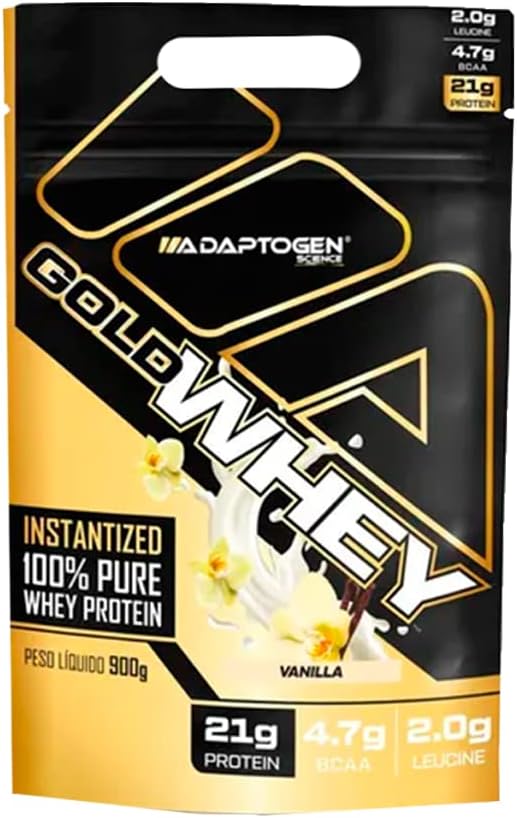 Gold Whey 900g Refil - Adaptogen Sabor:Baunilha