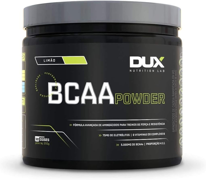 Dux Nutrition Bcaa Powder Limão - Pote 200 G