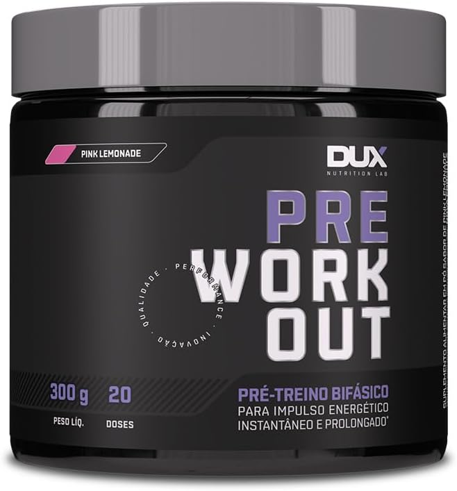 Dux Nutrition Pré-Workout, Pink Lemonade, 300g