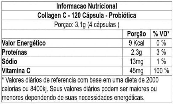 Colágeno Verisol, Probiótica-120 caps