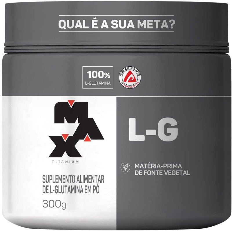 Glutamina L-G, Max Titanium, 300 g