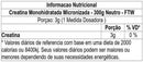 Fitoway Creatina Monohidratada Micronizada - 300G Neutro - Ftw