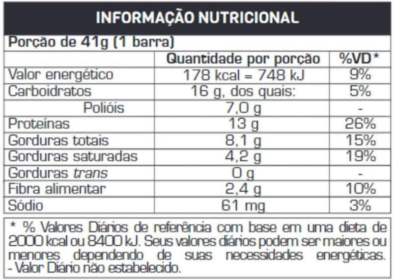 Top Whey Bar 12 Unidades De 41G Max Titanium (Chocolate com Avelã)