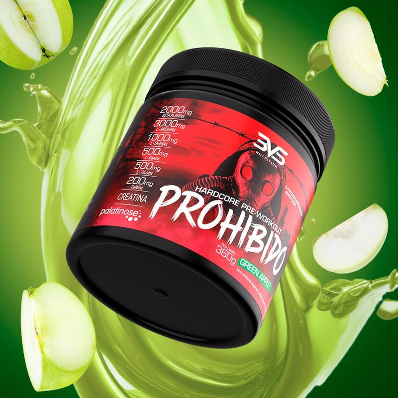 Pré Treino Prohibido Hardcore Pre-Workout, 3VS Nutrition | 360g