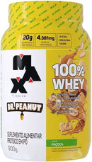 Whey 100% Whey Protein Paçoca Max Titanium x Dr Peanut 900g