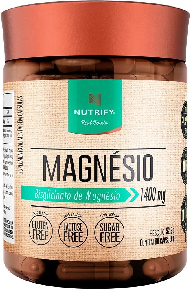 Nutrify Bisglicinato De Magnesio - 60 Cápsulas