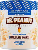 Dr. Peanut Pasta De Amendoim sabor chocolate branco (600G)
