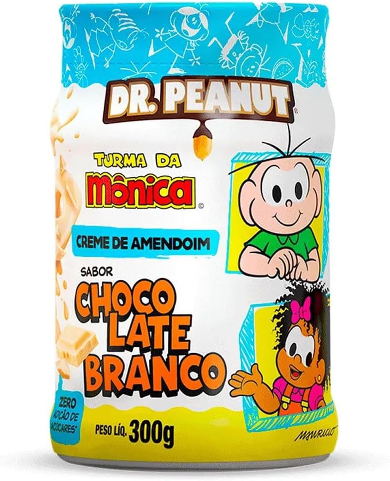 Dr Peanut Creme De Amendoim Turma Da Mônica (300G) Chocolate Branco