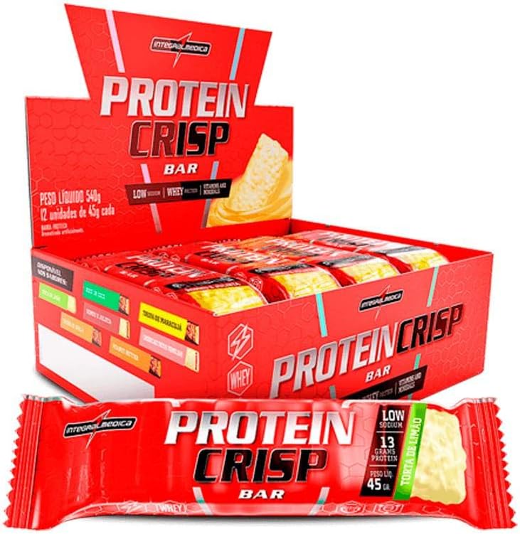 Protein Crisp Bar 12 und Integralmedica - Torta de Limão