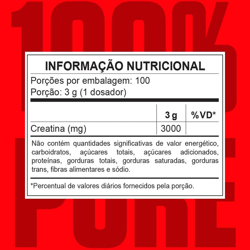 Creatina Monohidratada 3VS Nutrition | 100% Pura | Importada