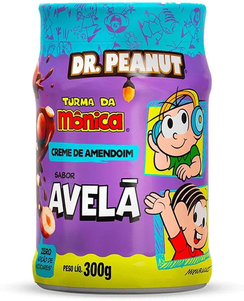 Dr Peanut Creme De Amendoim Turma Da Mônica (300G) Avelã