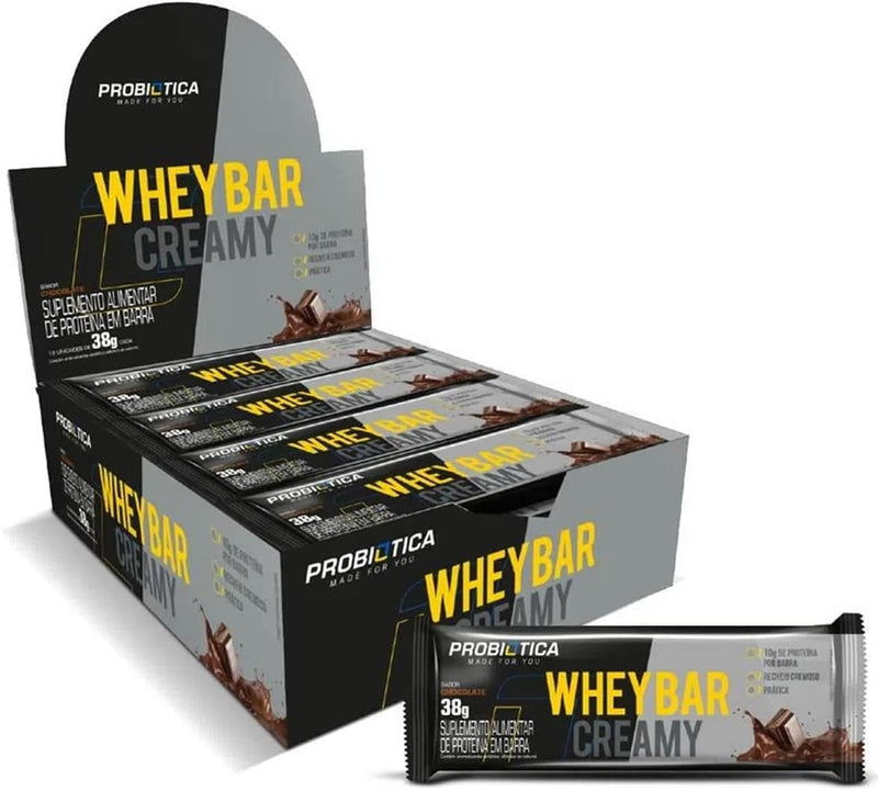 Probiótica Whey Bar Creamy - Probiotica Sabor:Chocolate