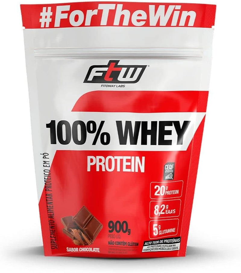 Fitoway FTW 100% WHEY REFIL 900g - SABOR CHOCOLATE