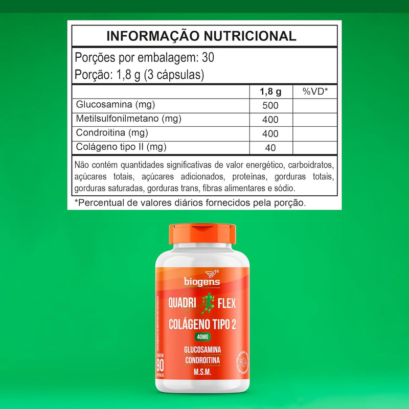 Regener Flex, Colágeno tipo 2 40mg-Biogens