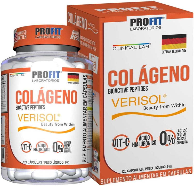 Colágeno Verisol - 120 Cápsulas - Profit Laboratórios