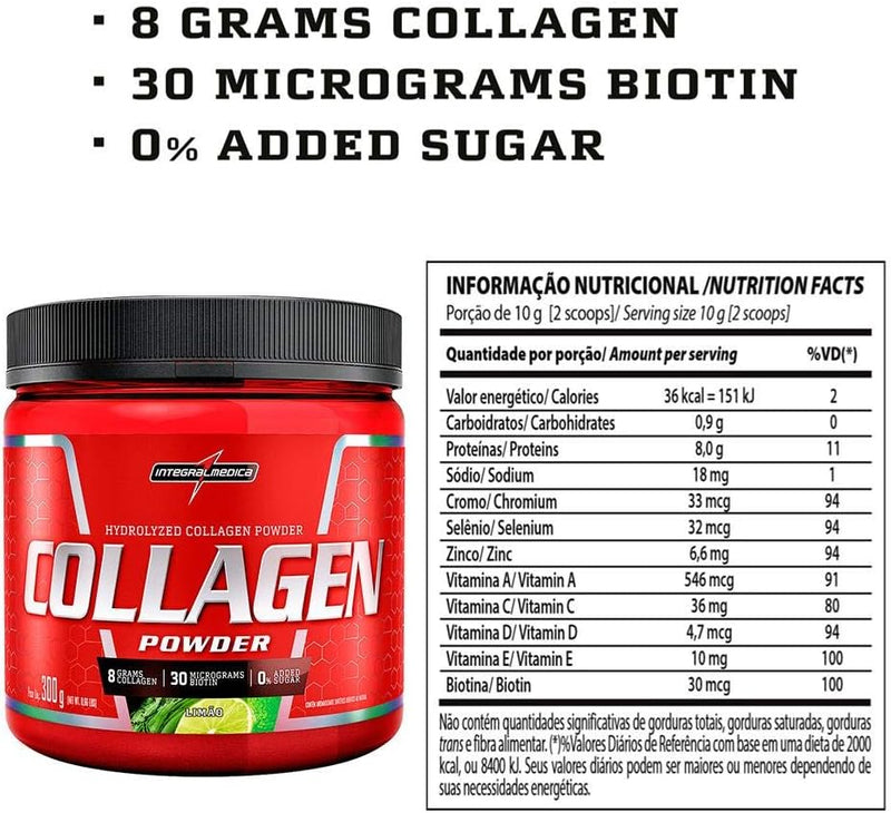 Collagen Powder Limão - 300g