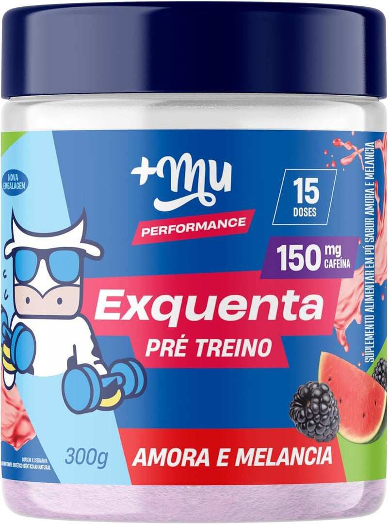 Muke - Pré-Treino Exquenta - 300g - Amora e Melancia