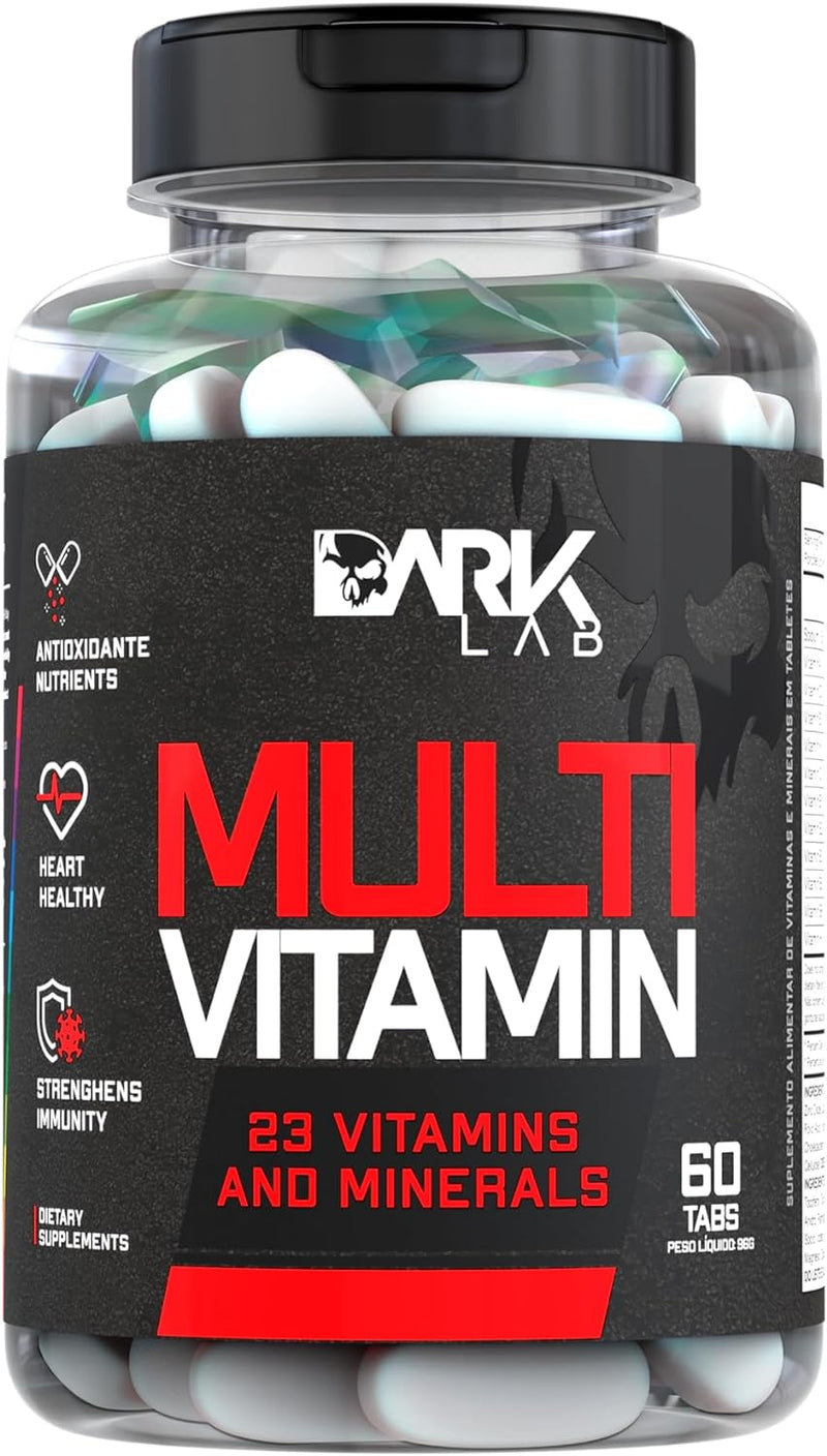 Multivitamínico 60 Tabletes | A à Zinco | 19 Vitaminas e Minerais | Dark Lab