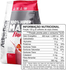 100% Hiper Mass Flavour 2,5Kg Morango, Atlhetica Nutrition