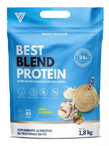 Whey Protein Ninho com avelã Body Shape Best Blend 1.8kg