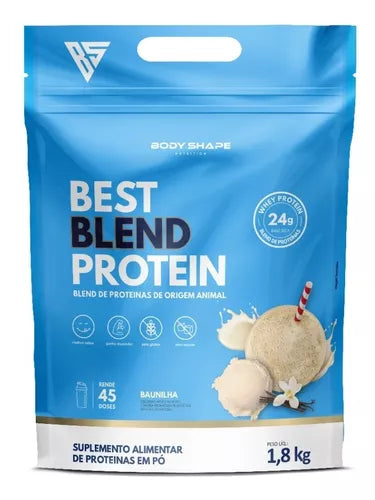 Whey Protein Baunilha Body Shape Best Blend 1.8kg