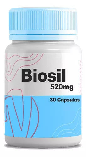 Biosil 520mg 30 Cápsulas - Original - Cabelo Pele E Unha