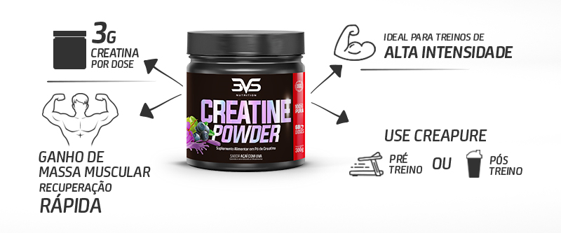 CREATINE POWDER (300G) - 3VS NUTRITION