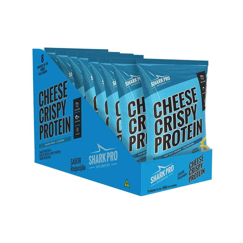 ONION CRISP SALGADINHO PROTEICO - 50G - BOX COM 8 UNIDADES