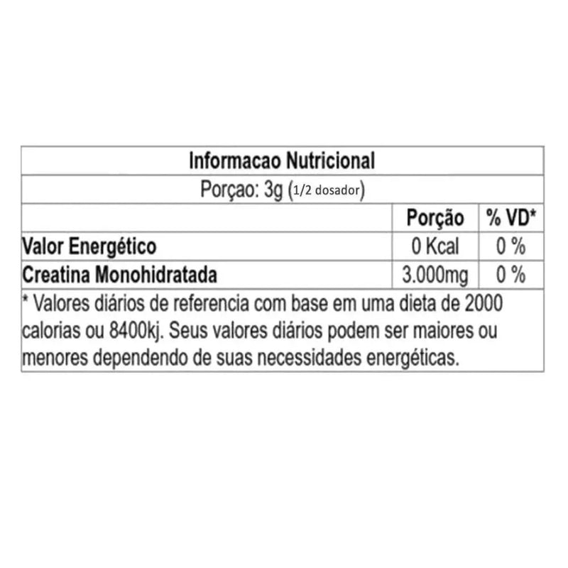 CREATINA MONOHIDRATADA (300G) - DUX NUTRITION