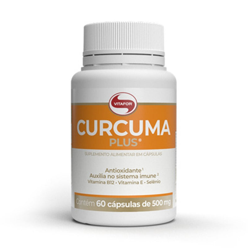 Vitafor Curcuma Plus - 60 Cápsulas Branco